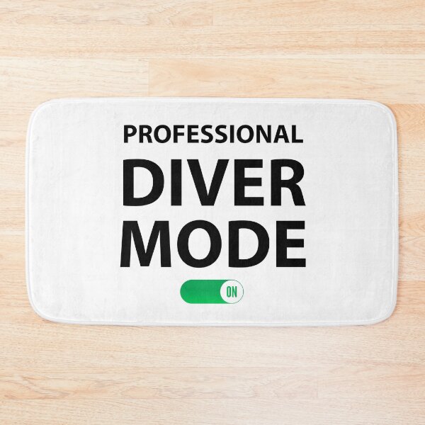 Item preview, Professional Diver Mode on Funny Professional Diver  designed and sold by Rami Khalifah.