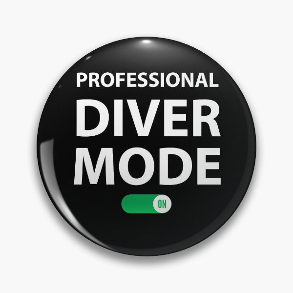 Item preview, Professional Diver Mode on Funny Professional Diver  designed and sold by Rami Khalifah.