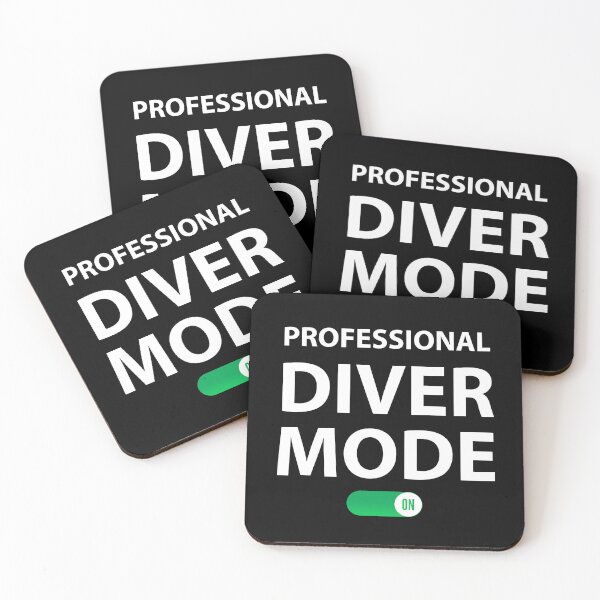 Item preview, Professional Diver Mode on Funny Professional Diver  designed and sold by Rami Khalifah.