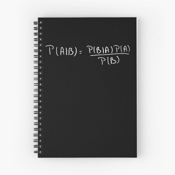 Item preview, Copy of bayes theorem of probability theory handwritten designed and sold by NoetherSym.