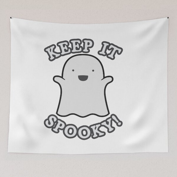 Item preview, Keep It Spooky! Fun Halloween Ghost Cartoon Phantom designed and sold by MarkFiveDesign.