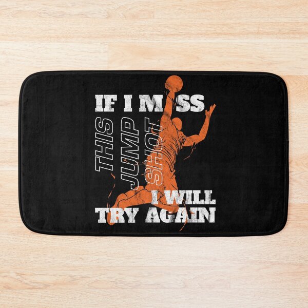 Item preview, If I Miss This Jumpshot I Will Try Again | Dark Background designed and sold by JenTrinhArt.