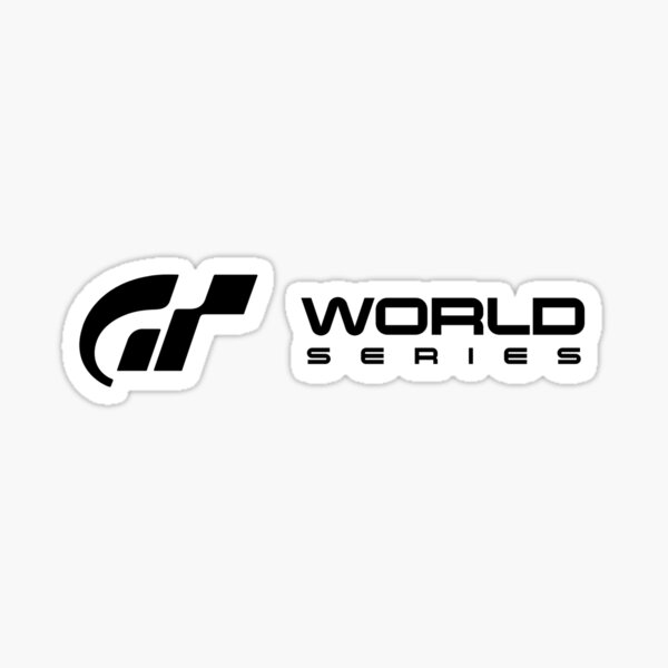 GT World Series Noir Sticker