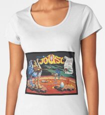 Joust Recreated from Ultra Rare William's Arcade Poster Women's Premium T-Shirt