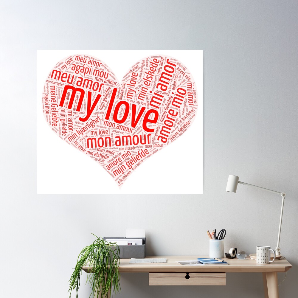 Word Love Poster Dorothy Redbubble Berry-Lound My | by for Sale Art\