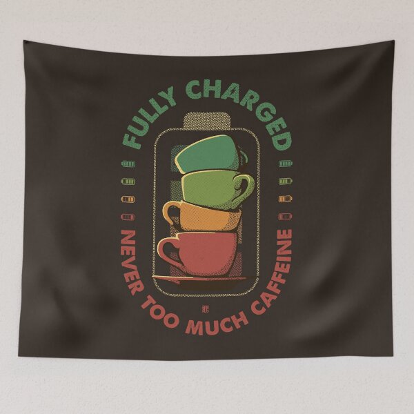 Item preview, Full Charged Caffeine designed and sold by raffaus.