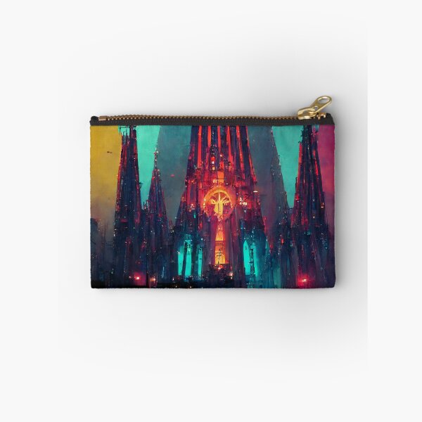 Item preview, Neon Cyberpunk Cathedral designed and sold by CyberStreetArt.