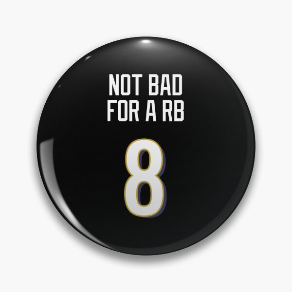 Item preview, Limited Edition Not Bad For A RB Shirt, Lamar Jackson 8, Baltimore Ravens Jersey Style Shirt, Phone Case, Mug, Wall Tapestry & Mask!- Limited Edition | Perfect Gift designed and sold by claowendy.