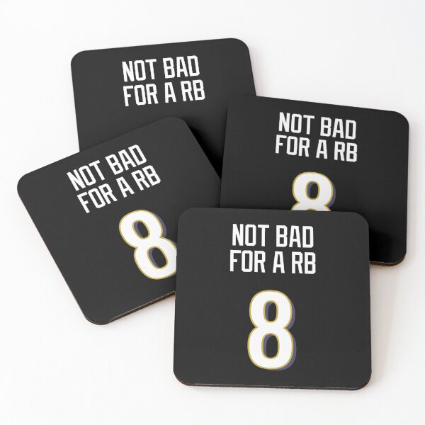 Artikelvorschau, Limited Edition Not Bad for A RB Shirt, Lamar Jackson 8, Baltimore Ravens Jersey Style Shirt, Phone Case, Mug, Wall Tapestry & Mask!- Limited Edition | Perfektes Geschenk entworfen und verkauft von claowendy.