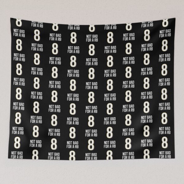 Item preview, Limited Edition Not Bad For A RB Shirt, Lamar Jackson 8, Baltimore Ravens Jersey Style Shirt, Phone Case, Mug, Wall Tapestry & Mask!- Limited Edition | Perfect Gift designed and sold by claowendy.