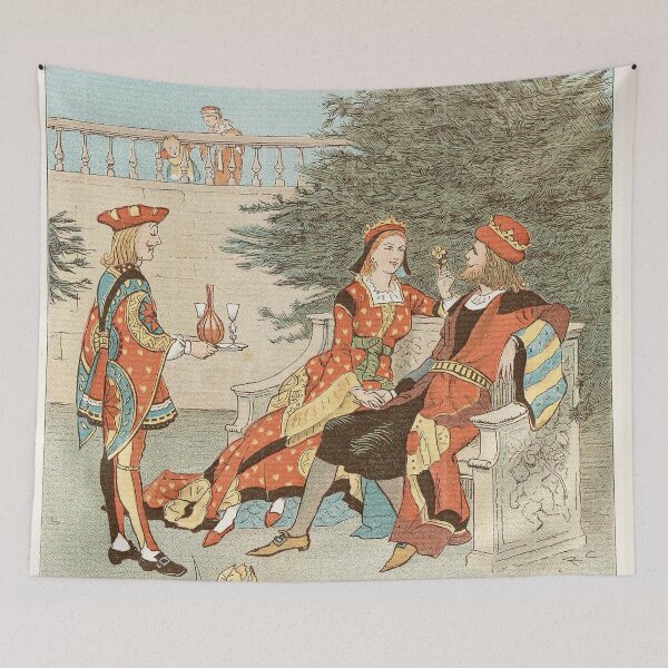 Item preview, The Queen of Hearts Pl 3 (1887) -Summer Days- Randolph Caldecott English designed and sold by TeeARTHY.