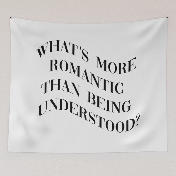Item preview, What's More Romantic Than Being Understood? designed and sold by marsh  designs.