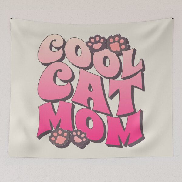 Item preview, Pink Cool Cat Mom, Great Slogan For All Moms Who Own A Cat designed and sold by TrulyEpoque.