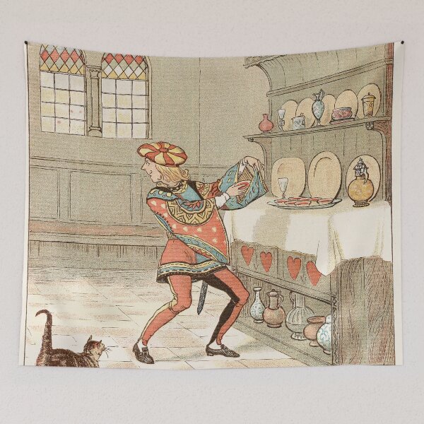 Item preview, The Queen of Hearts Pl 4 (1887) Randolph Caldecott English designed and sold by TeeARTHY.