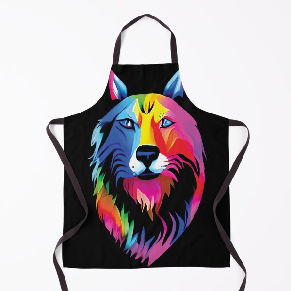 Item preview, Cute colorful Wolf  designed and sold by ralick.