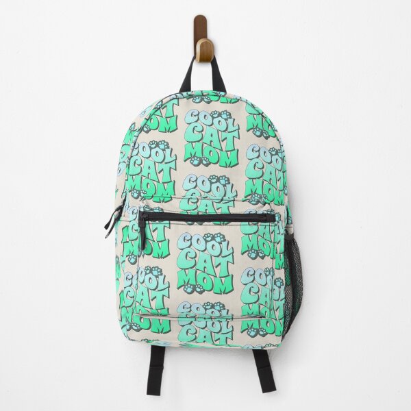 Item preview, Turquoise Cool Cat Mom, Great Slogan For All Moms Who Own A Cat designed and sold by TrulyEpoque.