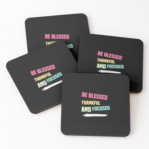 Item preview, be blessed thankful and focused designed and sold by Crystakim.