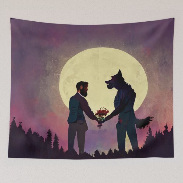 Item preview, Werewolf Date Night With Husband designed and sold by MilesJager.