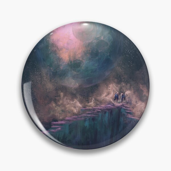 Item preview, Nothing to Keep Us Apart - alien planet space art designed and sold by ShrimpinShlick.