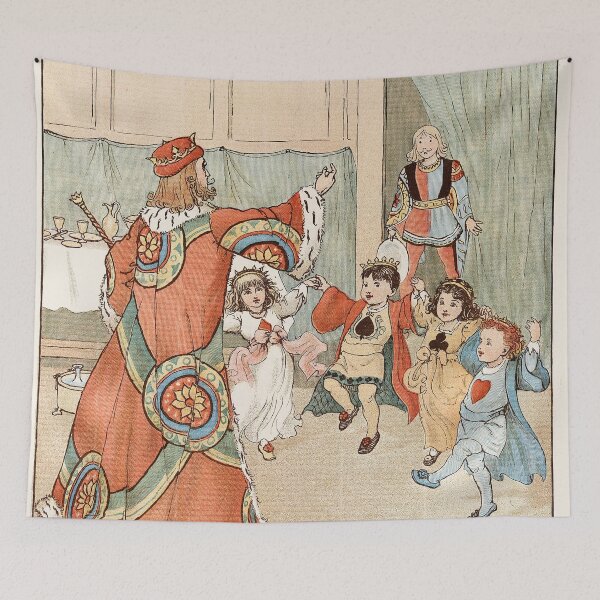 Item preview, The Queen of Hearts Pl 6 (1887) -King-Randolph Caldecott English designed and sold by TeeARTHY.