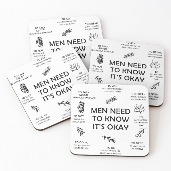 Item preview, Men Need To Know It's Okay designed and sold by WalterBenson.