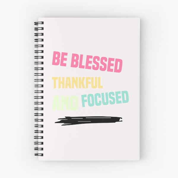 Item preview, be blessed thankful and focused designed and sold by Crystakim.