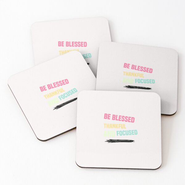 Item preview, be blessed thankful and focused designed and sold by Crystakim.