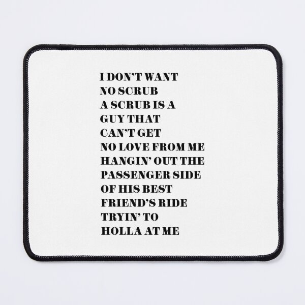 Item preview, No Scrubs designed and sold by GirlGangPrints.