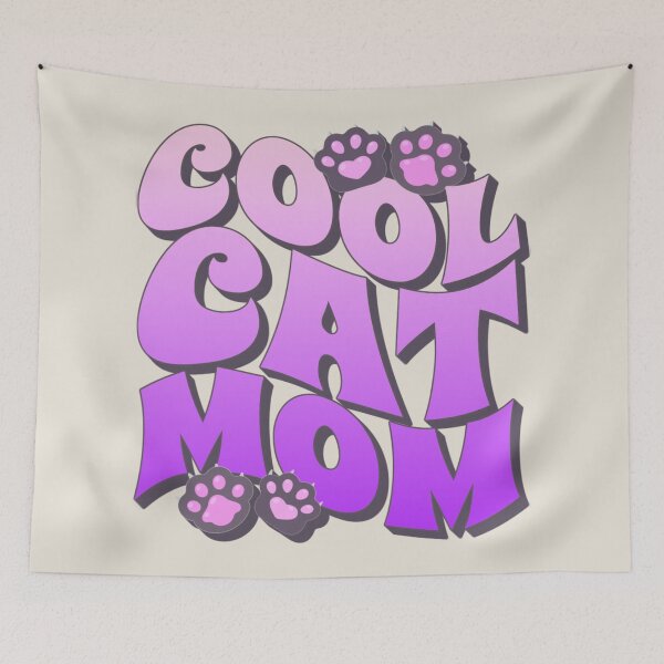 Item preview, Purple Cool Cat Mom, Great Slogan For All Moms Who Own A Cat designed and sold by TrulyEpoque.