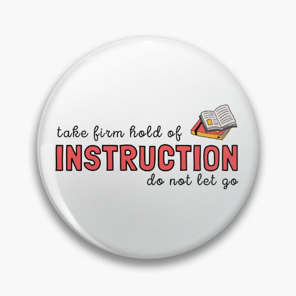 Item preview, Take Firm Hold of Instruction (Bible Verse) designed and sold by CherieTree.