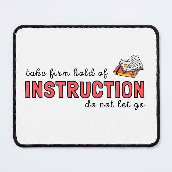 Item preview, Take Firm Hold of Instruction (Bible Verse) designed and sold by CherieTree.