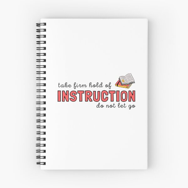 Item preview, Take Firm Hold of Instruction (Bible Verse) designed and sold by CherieTree.