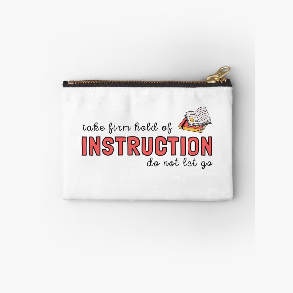 Item preview, Take Firm Hold of Instruction (Bible Verse) designed and sold by CherieTree.