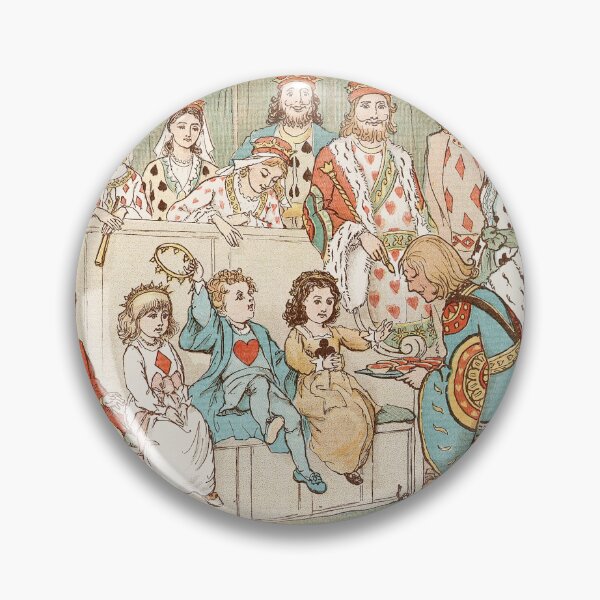 Item preview, The Queen of Hearts Pl 8 (1887) -King and Queen-Randolph Caldecott English designed and sold by TeeARTHY.