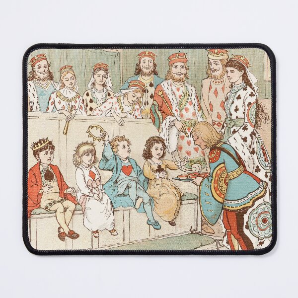 Item preview, The Queen of Hearts Pl 8 (1887) -King and Queen-Randolph Caldecott English designed and sold by TeeARTHY.
