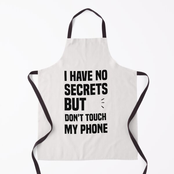 Item preview, Copy of i have no secrets but don't touch my phone designed and sold by Crystakim.