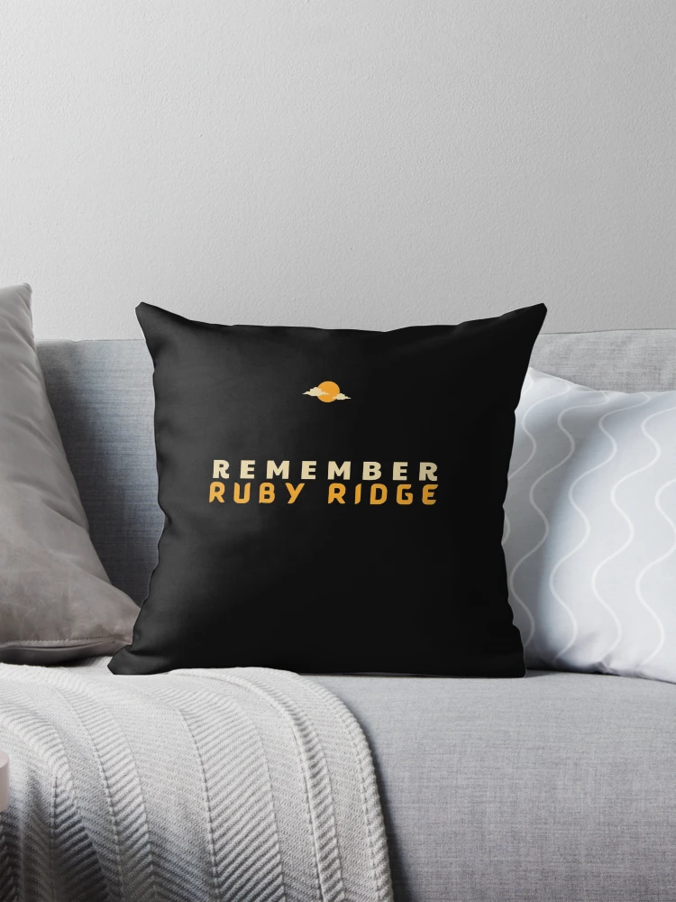 Thumbnail 1 of 4, Pillow, Remember Ruby Ridge Gun Rights designed and sold by GCFULLA.