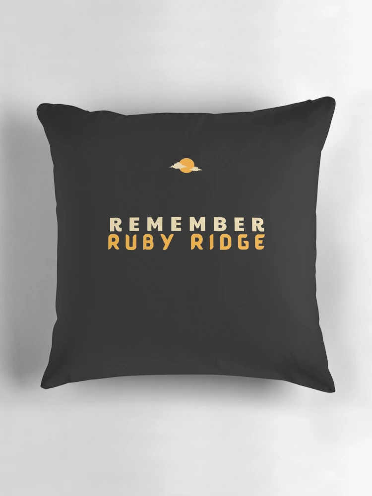 Thumbnail 3 of 4, Pillow, Remember Ruby Ridge Gun Rights designed and sold by GCFULLA.