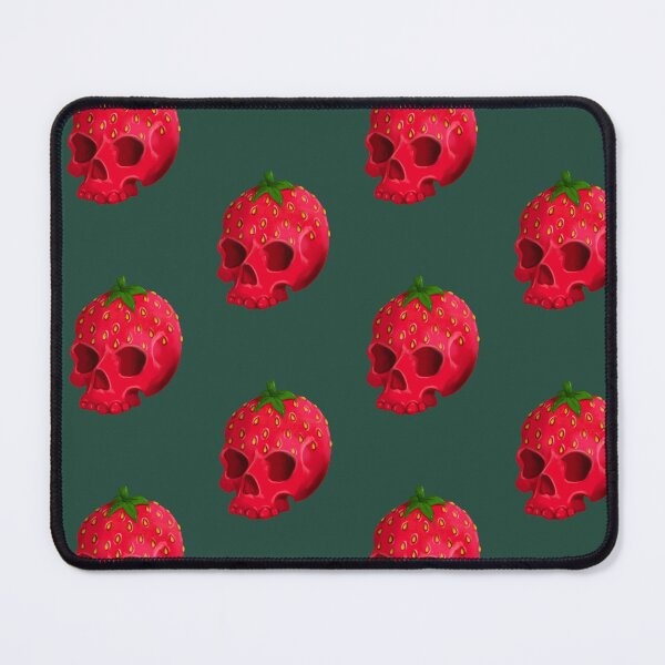 Item preview, Strawberry skull designed and sold by JefficaAlice.