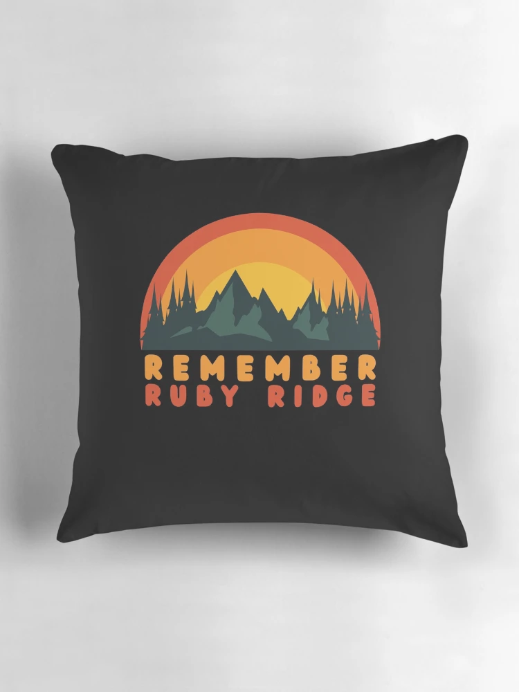 Thumbnail 3 of 4, Pillow, Remember Ruby Ridge Gun Rights designed and sold by GCFULLA.