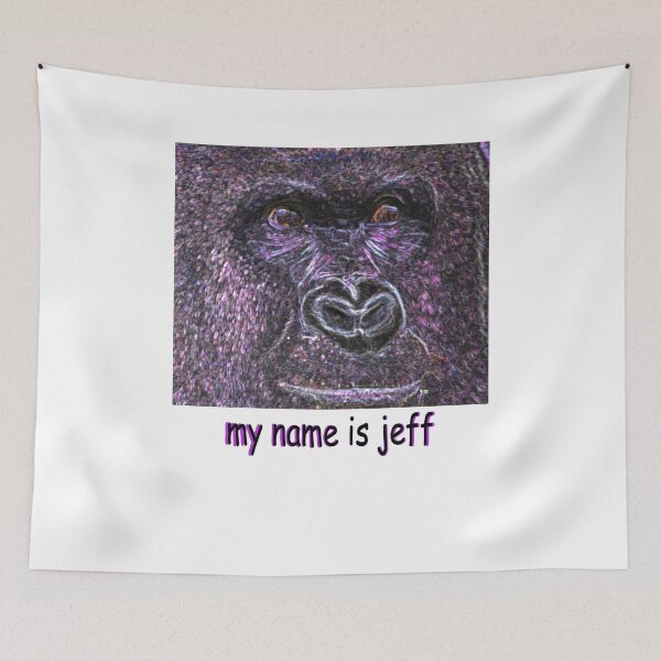 Item preview, My name is Jeff (Neon Harambe) designed and sold by VagrantYakub.