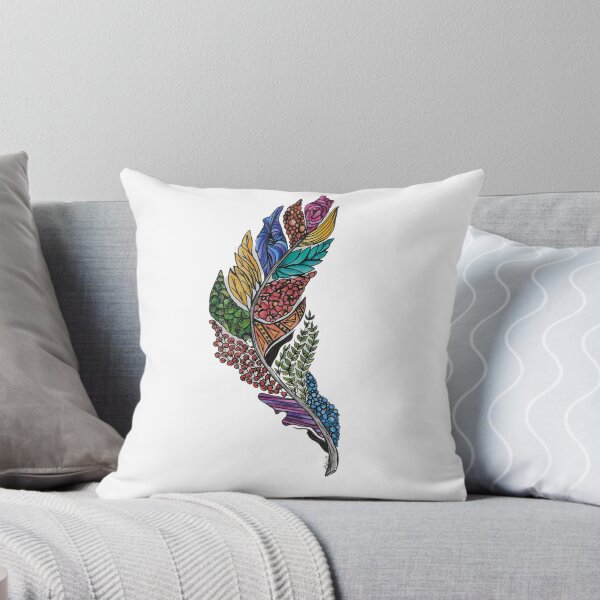 Item preview, Ooh Feathery! Watercolour Ink Feather designed and sold by MtnAshFiberArts.