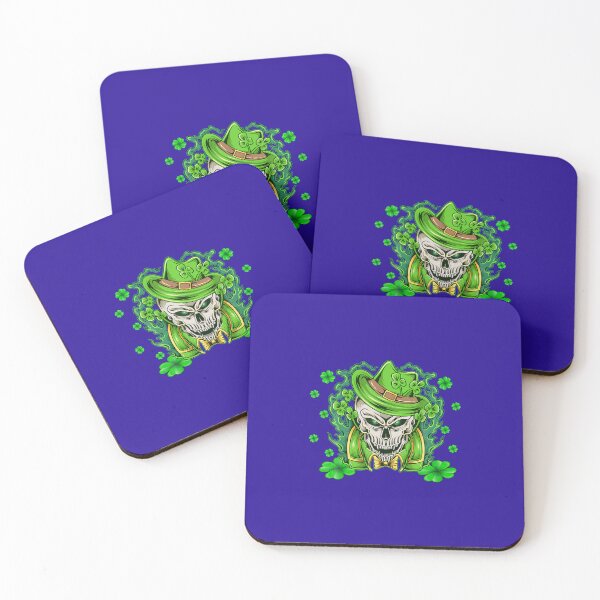 Item preview, St Patricks Day Halloween Party Skull Leprechaun  designed and sold by TurtleRide.