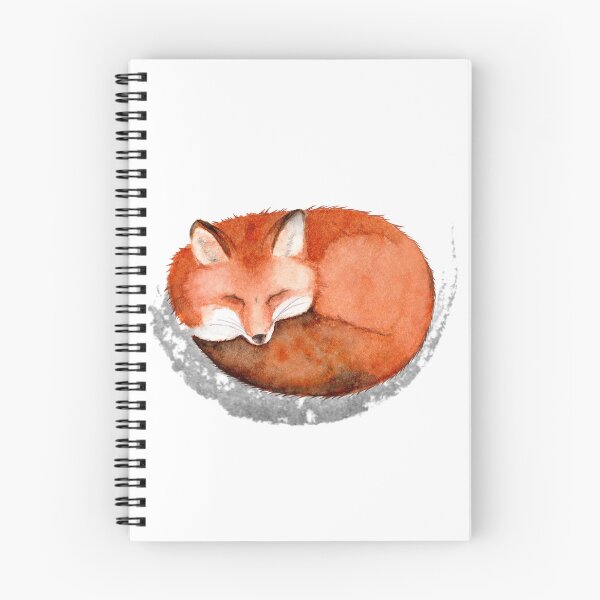 Item preview, red fox sleeping designed and sold by Nanadesing.