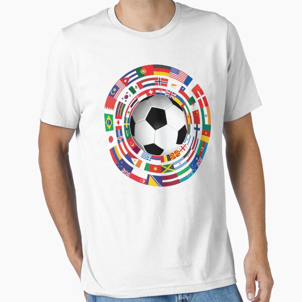 World Flag Football Soccer Cup Collection Essential T-Shirt