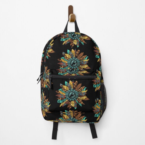Item preview, Western Design Sunflower With Bronc Rider designed and sold by handsoftime2020.