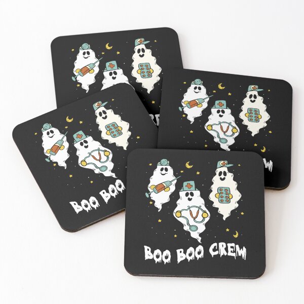 Item preview, Creepy Cute and Funny Halloween Ghost Crew for Nurse designed and sold by GraphismNinja.