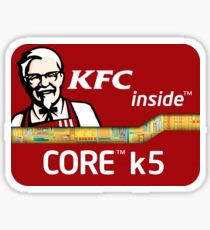 KFC Inside (Intel) - Core k5 Sticker