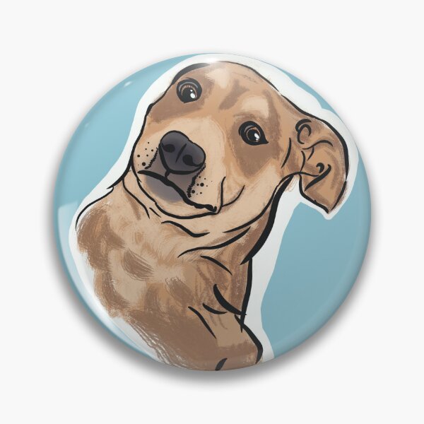 Item preview,  Cute Carolina Dog Peach the Pup designed and sold by ACozyPup.