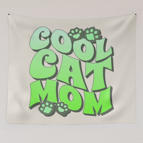 Item preview, Green Cool Cat Mom, Great Slogan For All Moms Who Own A Cat designed and sold by TrulyEpoque.